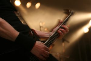 Guitarist''s hand